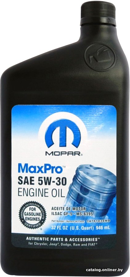 Моторное масло Mopar MaxPro 5W-30 0.946л