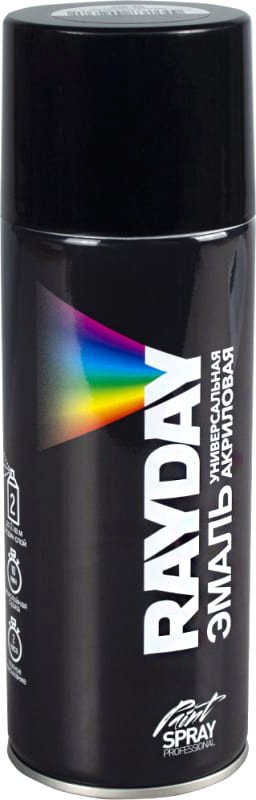 

Эмаль Rayday Акриловая RD-077 0.52 л (черный глянцевый)