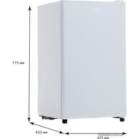 Однокамерный холодильник Olto RF-090 (белый)