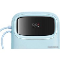 Внешний аккумулятор Baseus Qpow2 Dual-Cable Digital Display Fast Charge Power Bank 22.5W 20000mAh (голубой)
