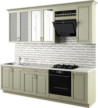 Готовая кухня Молодечномебель Злата 2200 (эмаль)