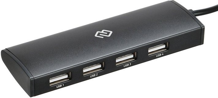 

USB-хаб Digma HUB-4U2.0-UC-B
