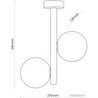 Люстра средней высоты TK Lighting Estera 4620