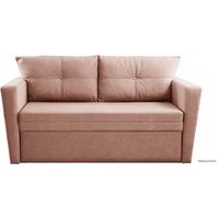 Диван Brioli Пино К двухместный (рогожка, J11 розовый)