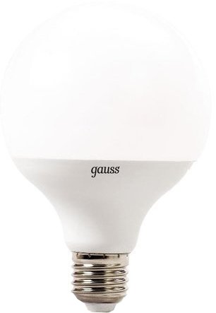 

Светодиодная лампочка Gauss LED G95 E27 16 Вт 3000 K 105102116