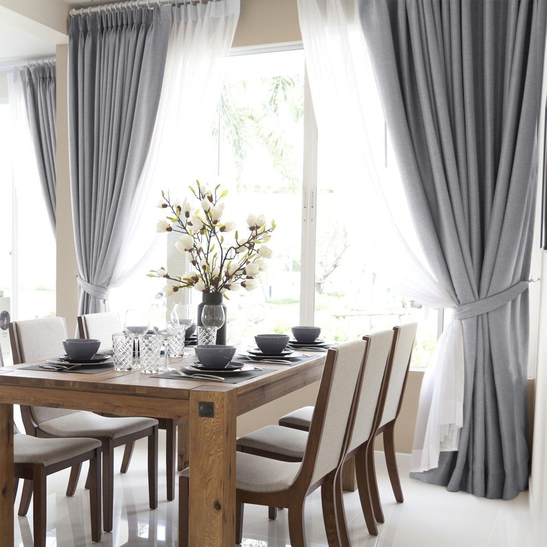 

Комплект штор Волшебная ночь Рогожка 200x270см 2 подхвата 757476 (2 шт, базальт)