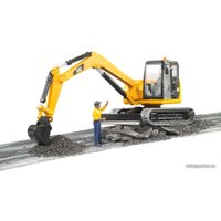 Экскаватор Bruder Cat Mini Excavator with worker 02466