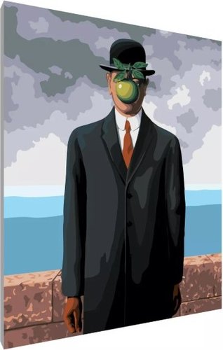 Картина по номерам PaintLine Рене Магритт. Сын человеческий PL-00184