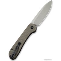 Складной нож Civivi Button Lock Elementum 14C28N Steel Handle G10 C2103C (серый)