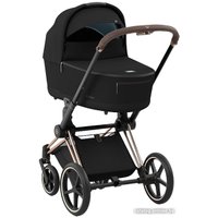 Универсальная коляска Cybex Priam IV (2 в 1, onyx black/rose gold frame)