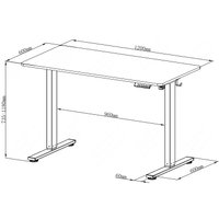 Подстолье для работы стоя Smartstol Optimal B (черный)