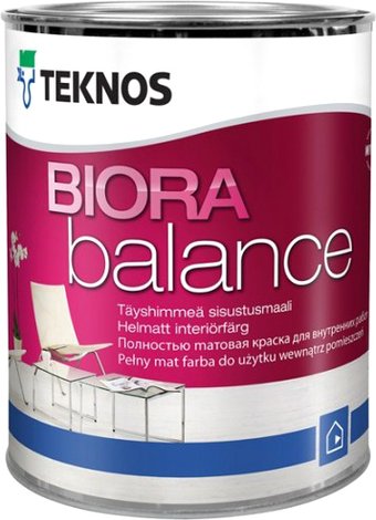Краска Teknos Biora Balance 0.9л (база 3)