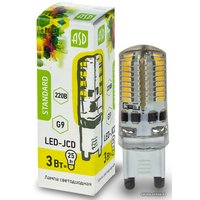 Светодиодная лампочка ASD LED-JCD-standard G9 3 Вт 3000 К [4690612003764]