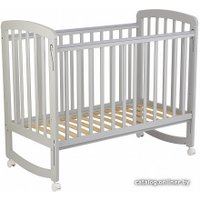 Классическая детская кроватка Polini Kids Simple 304 (серый)