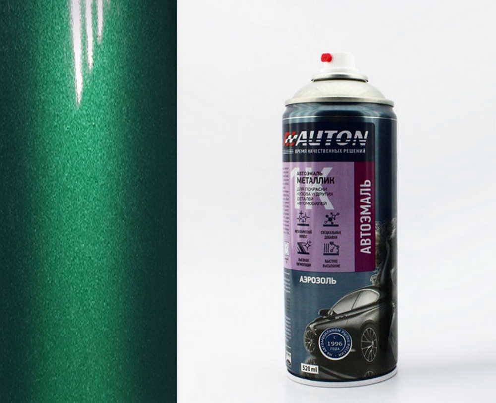 

Автомобильная краска Auton металлик - 963 Зеленая - аэр. 520 мл