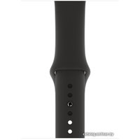 Умные часы Apple Watch Series 5 LTE 44 мм (сталь черный космос/черный спортивный)