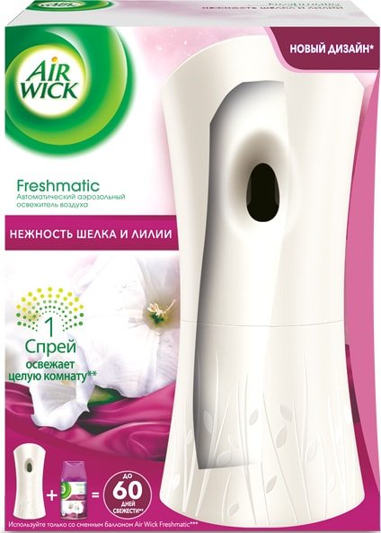 

Автоматический освежитель воздуха Air Wick FreshMatic (нежность шелка и лилии) 250 мл