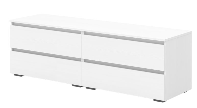 

Тумба Кортекс-мебель Бари 160 4ш (белый/белый/белый)