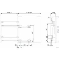 Карго REJS 200 крепл.боковое/универс. б/н, хром