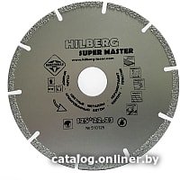 Отрезной диск алмазный  Hilberg Super Master 125