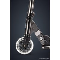 Двухколесный детский самокат Micro Sprite LED (черный неохром)