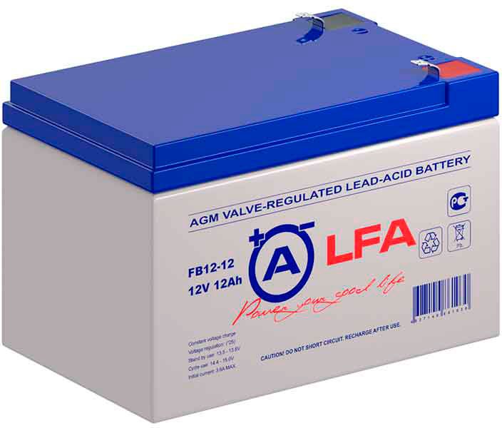 

Аккумулятор для ИБП Alfa Battery FB12-12 (12V/12Ah)