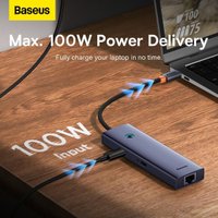 Док-станция Baseus Flite Series 7-Port Hub B00052805813-00