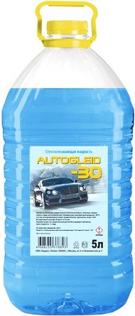 

Стеклоомывающая жидкость AutoGleid -30 Blue 5л