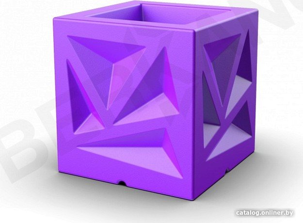 Кашпо Berkano Icelandic Cube DB (сиреневый)