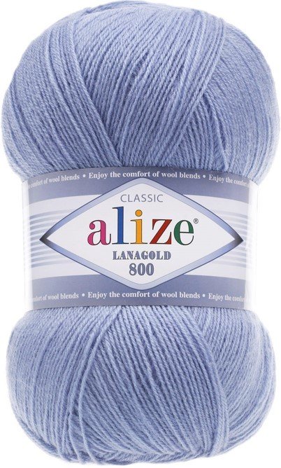 

Пряжа для вязания Alize Lanagold 40 (800 м, голубой)
