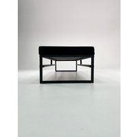 Диван N3 ЛофтБрик Комфорт 200х70х46 см без спинки (черный)