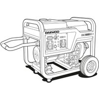 Дизельный генератор Daewoo Power DDAE 9000DXE-3(2024) в Орше