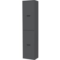 Шкаф-пенал Интерлиния Skill-21 (2) (антрацит/антрацит)