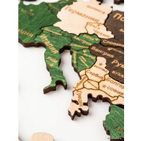 Пазл Woodary Карта мира на английском языке L 3190
