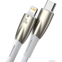 Кабель Baseus Glimmer Series Fast Charging Data Cable 20W USB Type-C - Lightning (2 м, белый)