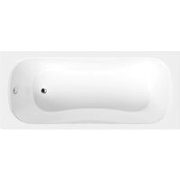 Ванна Lauter Sophia 160х70 21205160 (с каркасом, серым подголовником и белым лицевым экраном)