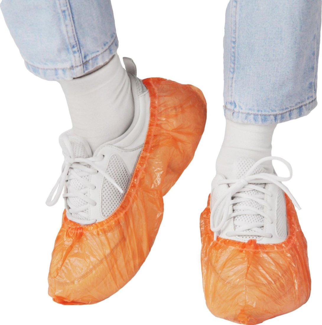 

Бахилы EleGreen Экстра Плюс с двойной резинкой (100 шт, оранжевый)