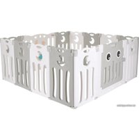Манеж-ограждение Pituso Сова (серый/белый)