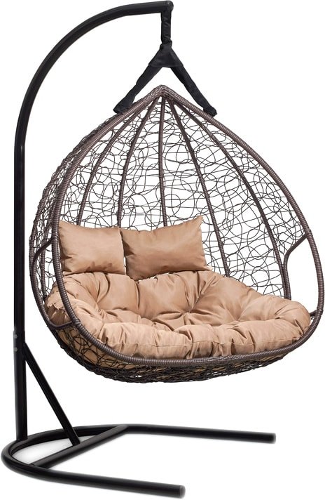 

Подвесное кресло Laura Outdoor Fisht (коричневый/бежевый)