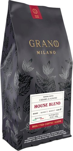 Кофе Grano Milano House Blend зерновой 1 кг
