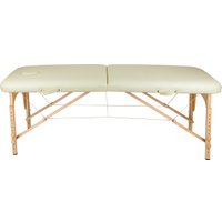 Массажный стол Atlas Sport складной 2-с деревянный 70 см (бежевый)