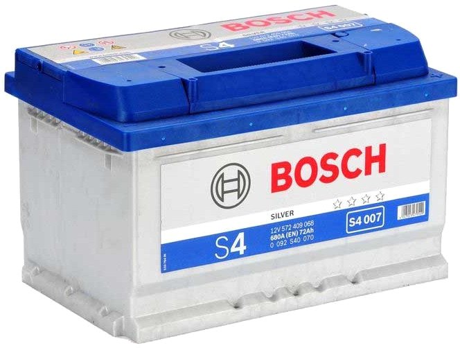 

Автомобильный аккумулятор Bosch S4 007 (572409068) 72 А/ч