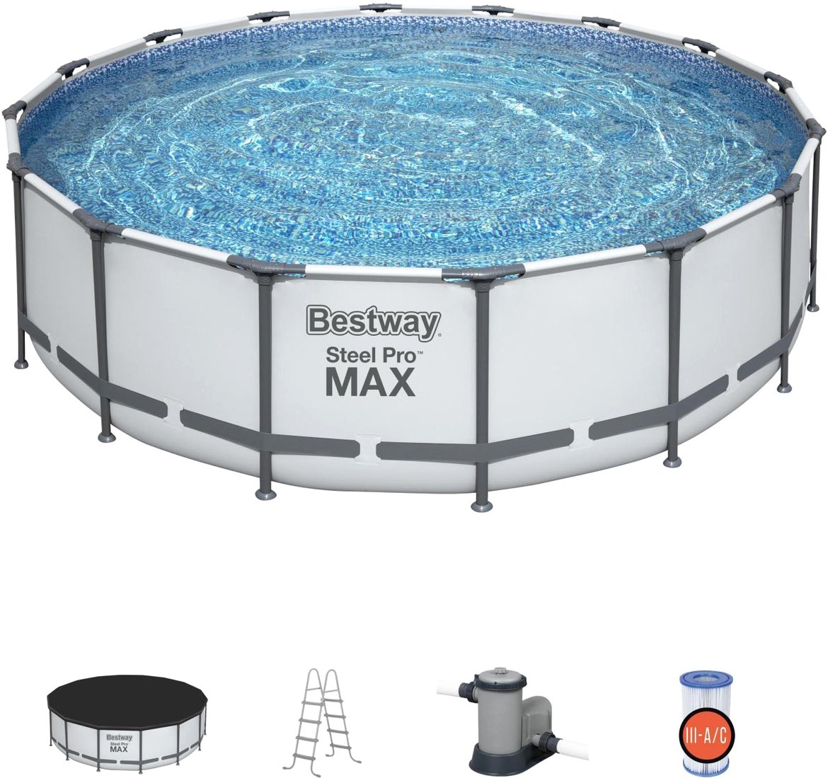 

Каркасный бассейн Bestway Steel Pro Max 5612Z (488x122)