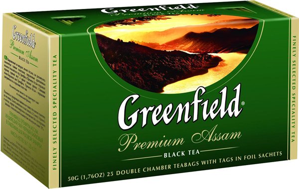

Черный чай Greenfield Premium Assam 25 шт