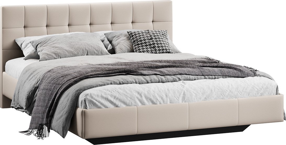 

Кровать Трия Эмма Тип 1 180x200 (велюр Confetti Cream)