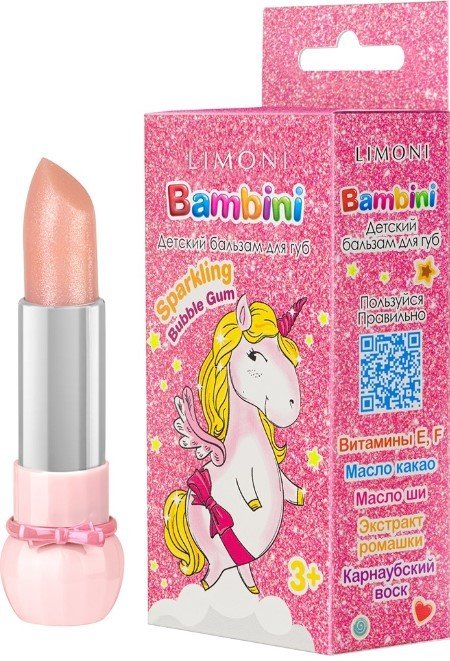 

Оттеночный бальзам Limoni Bambini Sparklinq Bubble Gum (01 тон)