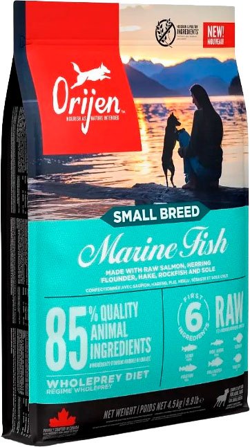 

Сухой корм для собак Orijen Dog Marine Fish Small Breed 4.5 кг