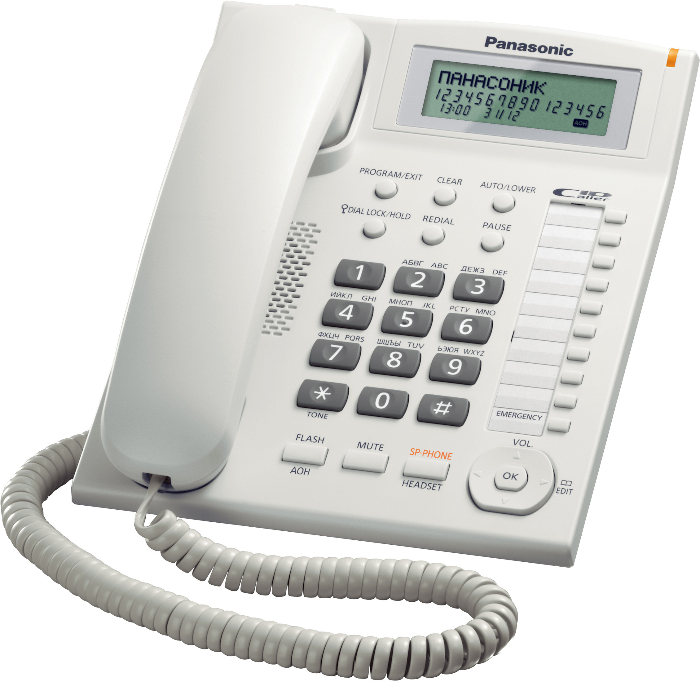 

Проводной телефон Panasonic KX-TS2388UAW (белый)