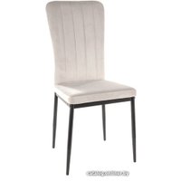 Стул Signal Vigo Velvet (bluvel 03 светло-серый/черный) в Мозыре