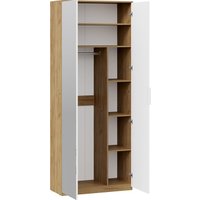 Тумба для обуви Трия Хилтон №4 251067 (дуб крафт золотой/белый матовый)